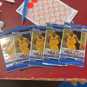 NBA Hoops 2011-12 Trading Card Packs - Yellow, Blue